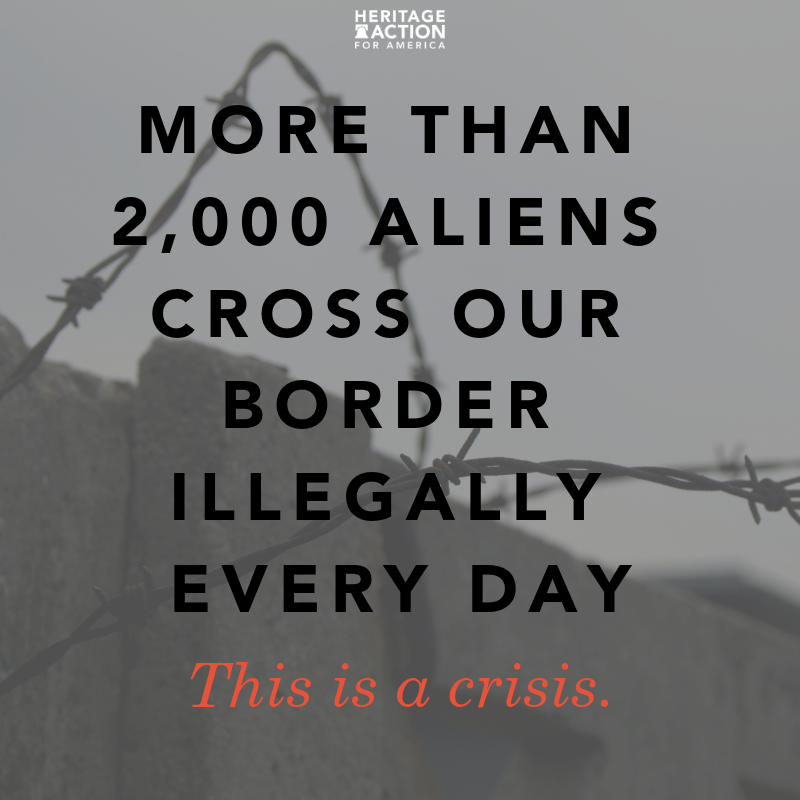 Heritage_Action's tweet photo. There is a humanitarian and national security emergency at the southern border. It's time for Congress to stop ignoring the facts. 
#BorderFacts https://t.co/0MFULs2Ae6