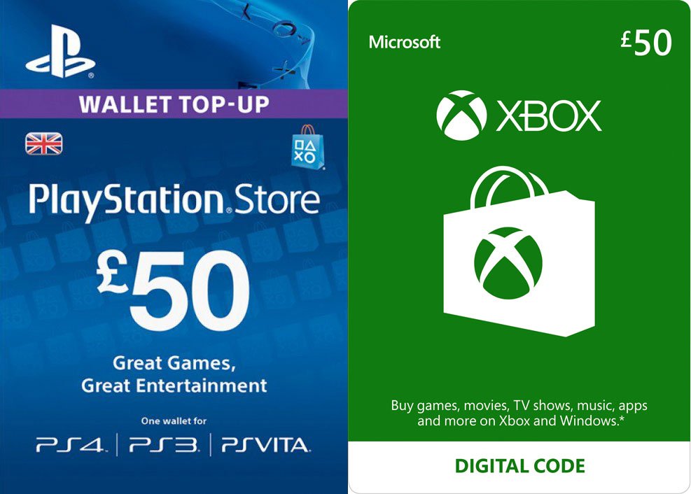 Postabargain Twitter: "£50 PSN Credit Playstation Wallet Top Up Card PS3 PS4) - £40.71 Using Code https://t.co/ymqXyOFna0 Xbox Live £50 Gift Card / Credit (X360 XB1) £42.50 Using