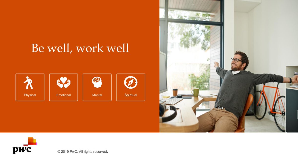 ltuckerone's tweet photo. Asking "How are you feeling today?" goes far when managing yours and others' well-being. Visit @PwC’s #bewellworkwell Habit Bank to learn more: https://t.co/x7EZzSMPwp  #InternationalDayofHappiness. https://t.co/fuqDrUbwHQ
