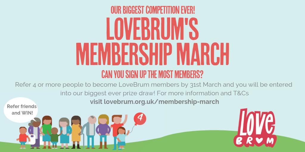 Beckysimkiss's tweet image. To celebrate @LoveBrumUK's 4th Birthday we’re throwing our biggest comp EVER #MembershipMarch! Can you sign up the most members?
#WIN: 1 night stay at @HamptonManor, afternoon tea at @Nocturnalb2 or lunch at @Bank_Birmingham plus heaps more! lovebrum.org.uk/membership-mar…