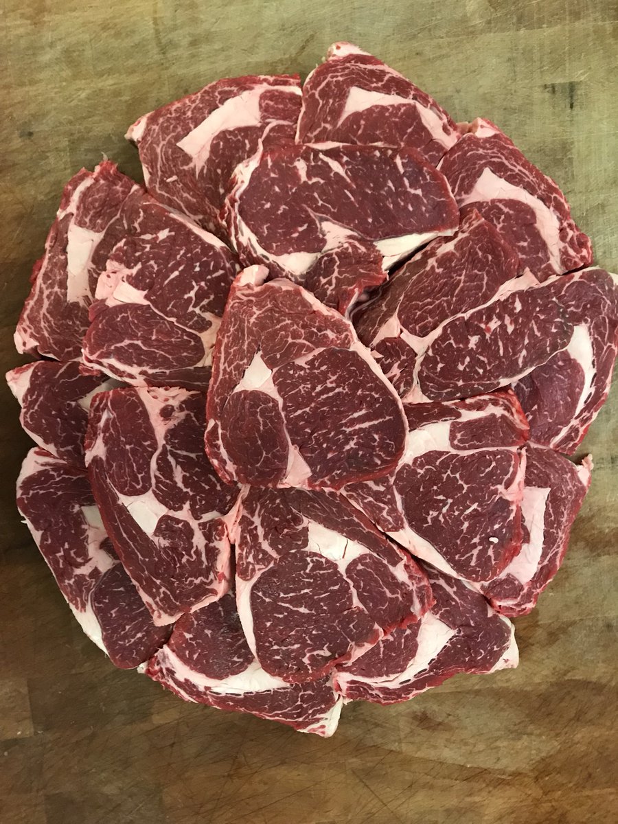 Buccleuch Rib Eye! The only way to brighten up your Wednesday... <a href="/SelfridgesFood/">Selfridges Food</a>