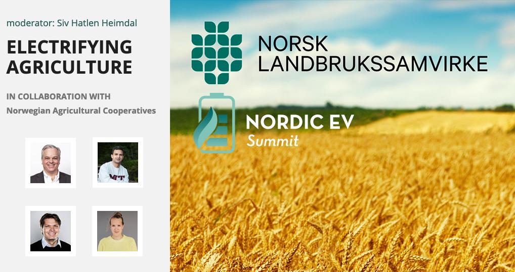 I morgen skal jeg lede en debatt på #EVSUMMIT med disse spennende kara om det elektriske landbruket! <a href="/BakurKvezereli/">Bakur Kvezereli 🇺🇸</a> <a href="/paljfrom/">Pål Johan From</a> <a href="/felleskjopet/">Felleskjøpet Agri</a> Noen som har noen spørsmål, send til meg da vel