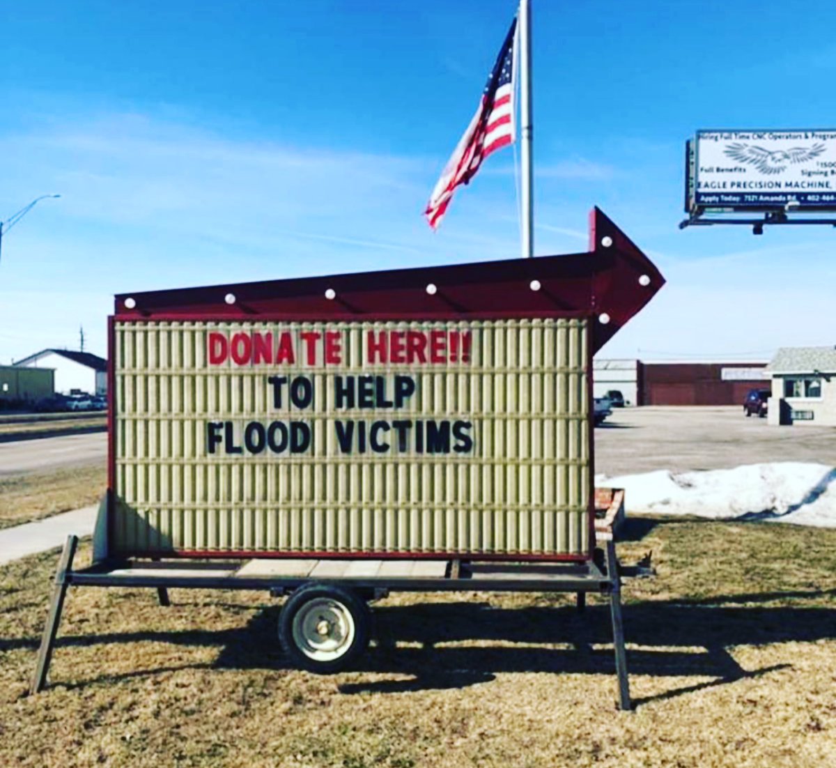 To help the people affected by the Nebraska floods, the Blue Hill FFA Chapter is asking for donations! Items being requested are
🔹Fence supplies such as wood/steel posts
🔹Barbed wire
🔹Staples
🔹Wire stretchers 
🔹Gloves 

Donations can be taken to the Ag barn! Thank you!!