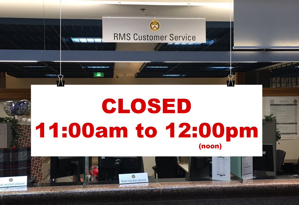 TPS_Records's tweet image. Good morning Toronto! The @TorontoPolice Records Management Services Customer Service Counter will be CLOSED for an hour today from 11:00am to 12:00pm (noon). We apologize for any inconvenience this may cause. We will reopen at 12:00pm!