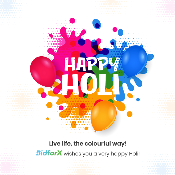 bidforx's tweet photo. Celebrating the colours of our beautiful relationship,
I wish you and your family
all the bright hues of life.
Have a colourful holi! https://t.co/piYVzqawku