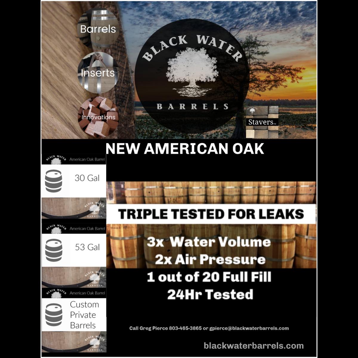 BWBarrels_'s tweet photo. Hello Wednesday @Distilling attendees. Looking forward to sharing all that is new in the world of #oak #barrels and accelerated aging innovations.  There's also a lot that is old, like used wine barrels from France, Spain and Portugal.  #ADI #craft  www/blackwaterbarrels.com https://t.co/gzMXMcq8iP