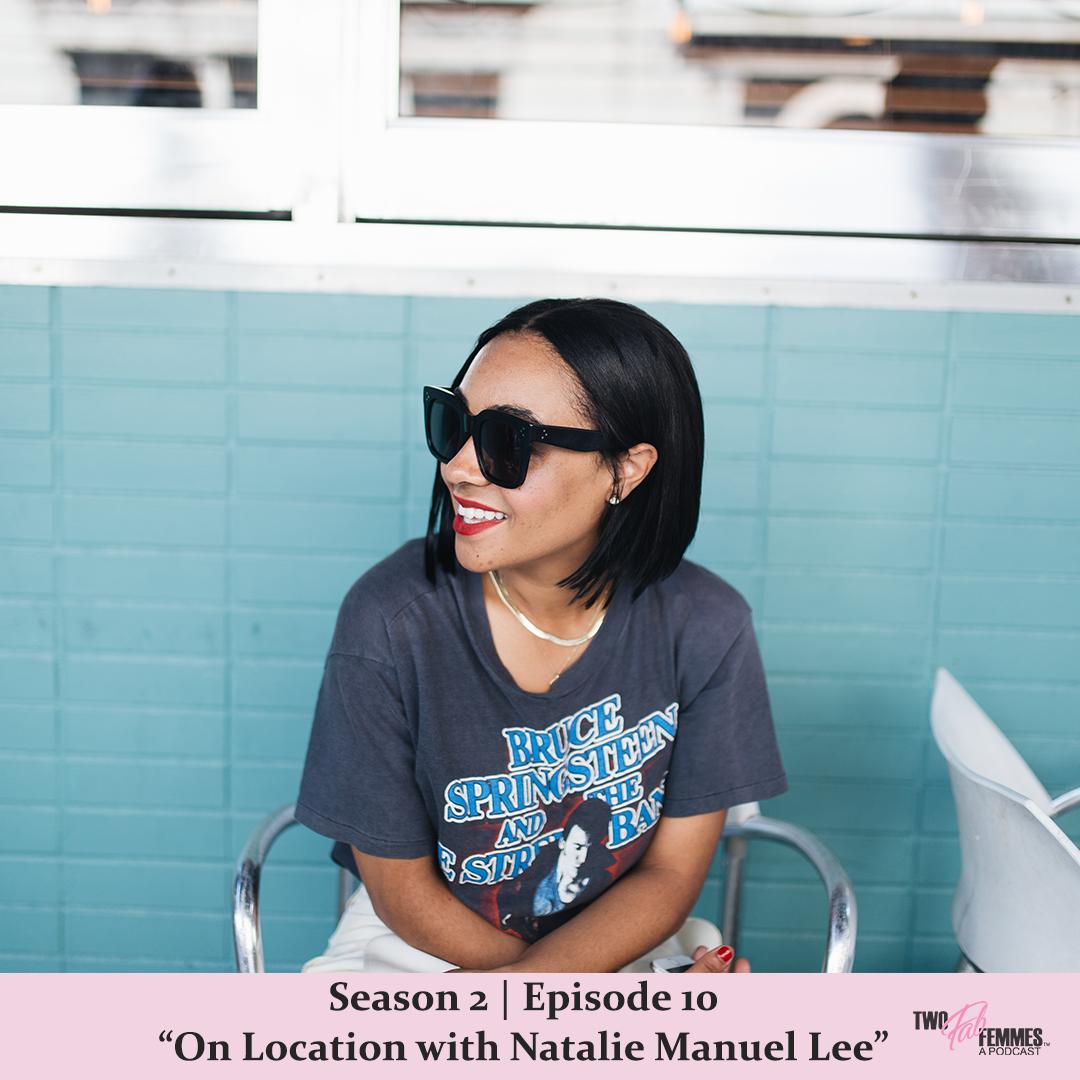 TwoFabFemmes's tweet photo. S2 | E10 - 'On Location with Natalie Manuel Lee'. Tune in to hear about her new Hillsong Channel show, 'Now With Natalie' where she kicks it with guests like Hailey Bieber📷, Tyson Chandler🏀 and Kelly Rowland🎤! #twofabfemmespodcast #nowwithnatalie #hillsongchannel #eatalyla https://t.co/S7bSICKmPg