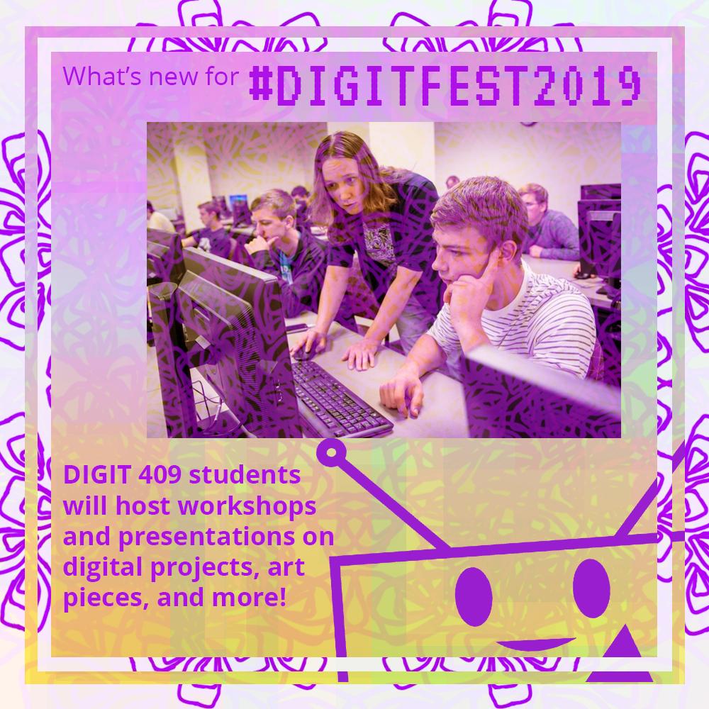 PSBehrend's tweet photo. #DIGIT is #PennState's only undergraduate degree in digital humanities. At #DIGITFest, you'll get an up-close look at some of the innovative and exciting projects our students produce on a daily basis. #Behrend More details: https://t.co/5Wl516P1NG https://t.co/ncmAI28F6X