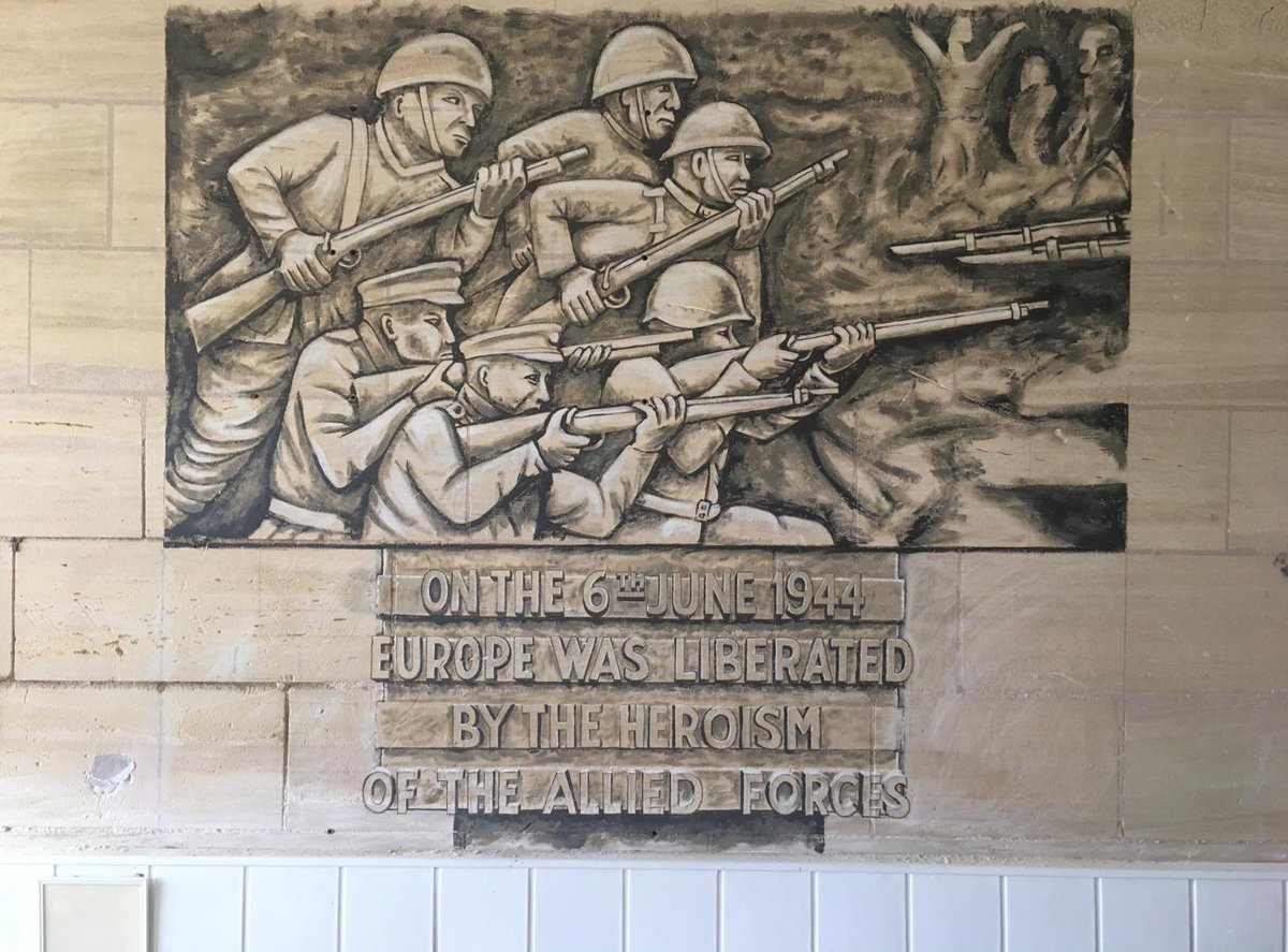 SSTTours_ski's tweet photo. We've had talented mural painter 'Nik the Brush' at our Chateau du Baffy in Normandy as an artist in residence for the past few weeks. Here is a selection of his wonderful D-Day themed work:
#Normandy #Frenchtrips #schooltrips https://t.co/swZHsVFaaW
