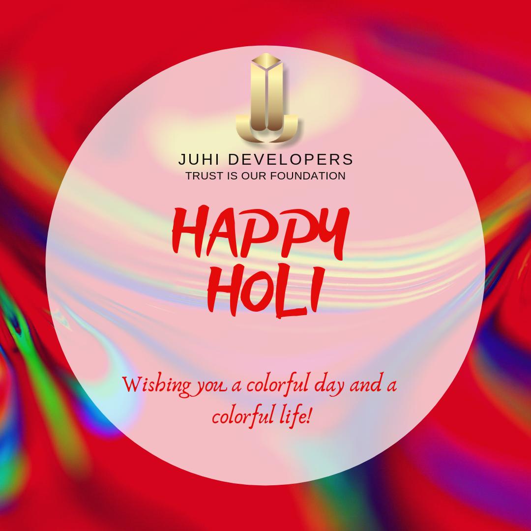 JuhiDevelopers's tweet photo. 'Bright colors, water balloons, lavish gujiyas are the ingredients of perfect Holi. Team Juhi Developers Wish you happy and Holi.

https://t.co/EnW9NkjD1g
https://t.co/UdkchU9DRr
https://t.co/80FKzw8hXs

#festival #holi #colors #navimumbai #properties #realestate#juhidevelopers https://t.co/tkbJbElo3L
