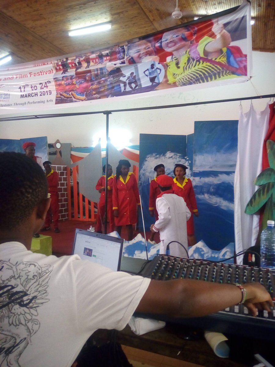 AndiEntertainer's tweet photo. #KUPAA #KupaaSecondEdition2019  #Kupaa2019 Egerton University on Stage @pwaniUni With a Swahili play!!!!!! https://t.co/2k45GV20i8