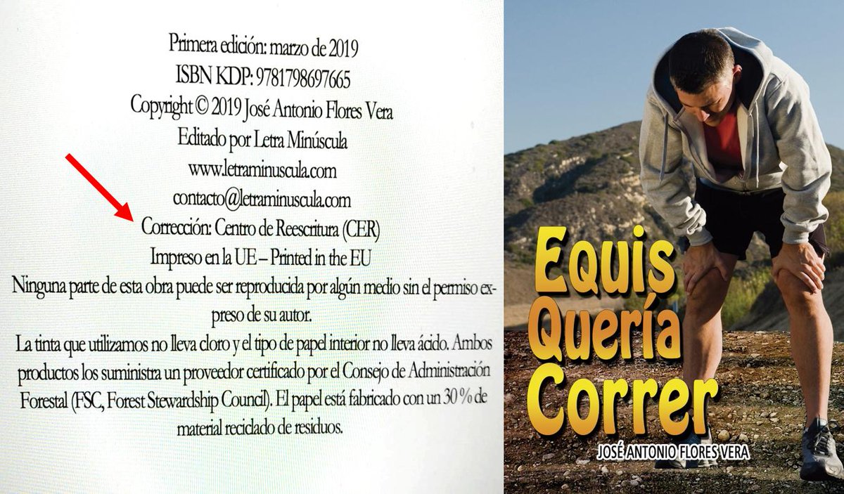 byluissolis's tweet photo. ¡Qué alegría nos ha regalado nuestro amigo José Flores, autor de EQUÍS Quería Correr! Los que trabajamos en el Centro de Reescritura (CER) nos sentimos orgullosos de haber ayudado un poquito en tan maravilloso relato. Pueden adquirir el libro aquí: https://t.co/Kn3Oe75d5a https://t.co/rimrmxsDc4