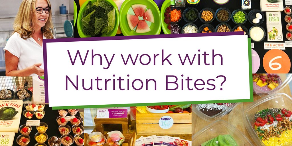 NutritionBites1's tweet photo. NUTRITION BITES; deliver evidence-based nutrition centric solutions that help optimise workplace employee wellbeing. #UNLEASH19 #HR #HRTech #FOW #Thrive #IntelligentEating #Empower #Flourish #Nourish #LiveInspired #WellnessJourney #EmployeeWellness #CompaniesThatCare https://t.co/q0swDO3Xxw
