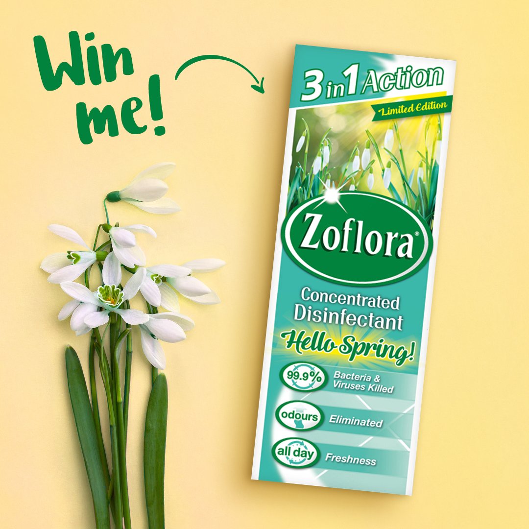 ideal_home_show's tweet photo. #IdealSpring's proud Housewares sponsor @LoveZoflora will be releasing their limited edition fragrance Hello Spring! at this year's show! Fancy a bottle before anyone else? LIKE &amp; RT this post to #win &amp; discover more ways to use Zoflora here: https://t.co/36XXVBl2CP https://t.co/613Og3JEFM