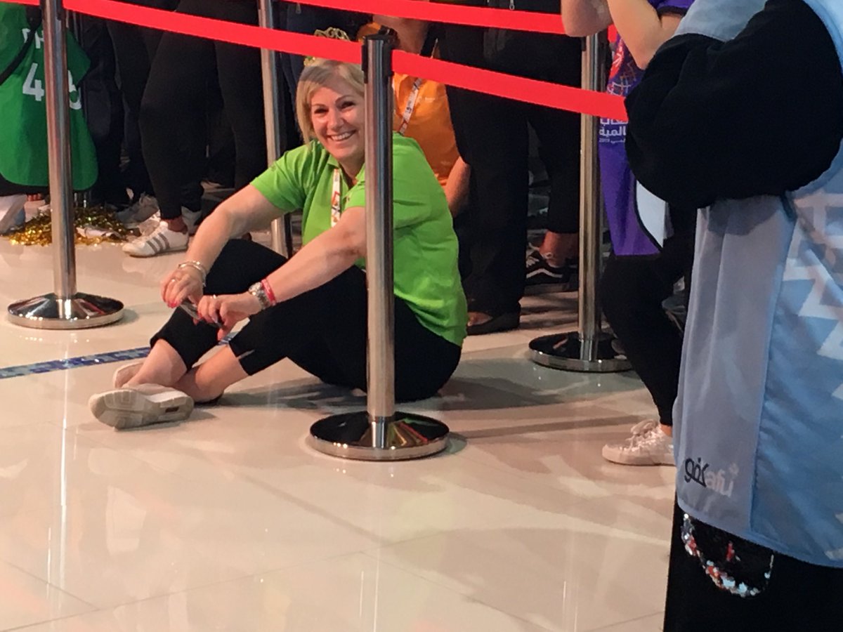 madaccountant's tweet photo. ⁦After all her handwork this week ⁦@SOI_Aileen⁩ could only find the floor to sit on! She did a fantastic job and was the queen of the birdie song too! ⁦@SOIreland⁩ https://t.co/vrbWx1iRYD