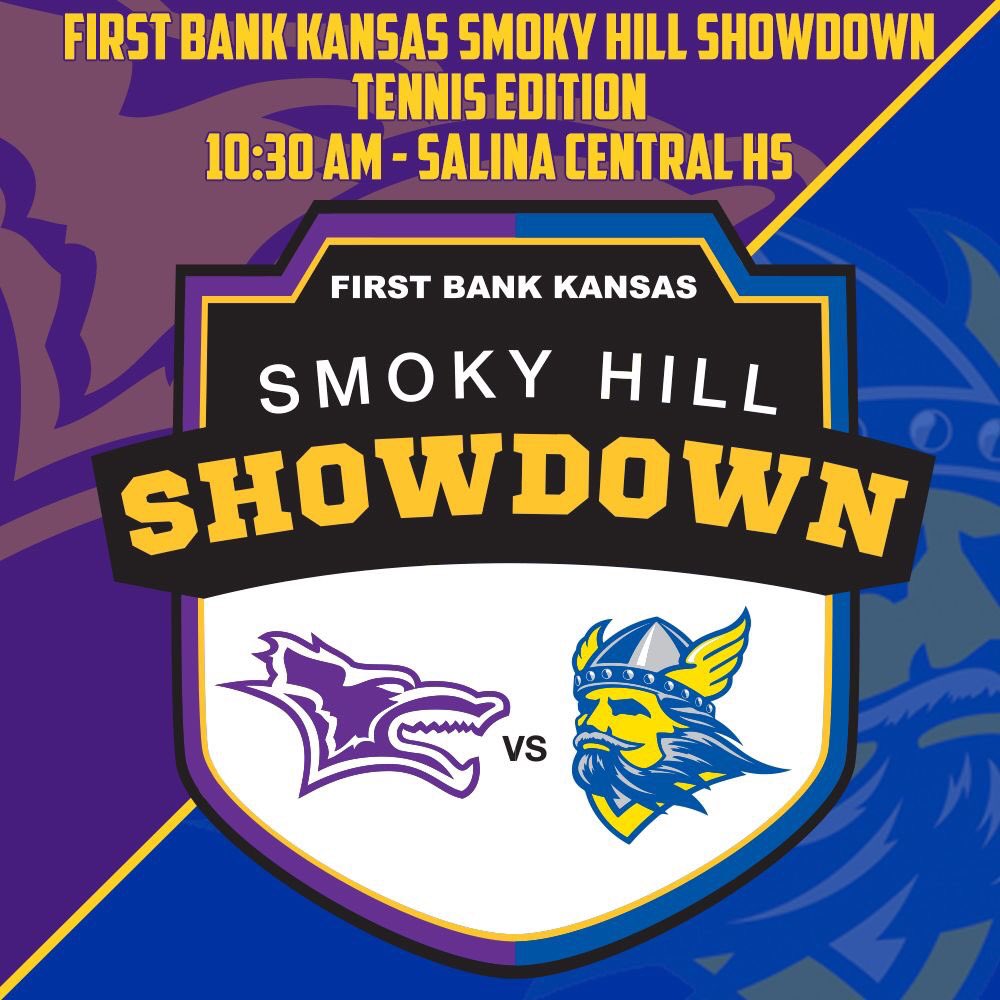 KWU_SAAC's tweet photo. First 50 KWU students to the match get a Smoky Hill Showdown TShirt! Go and support your fellow coyotes!! 🎾 https://t.co/f3Cp1IZkQ0
