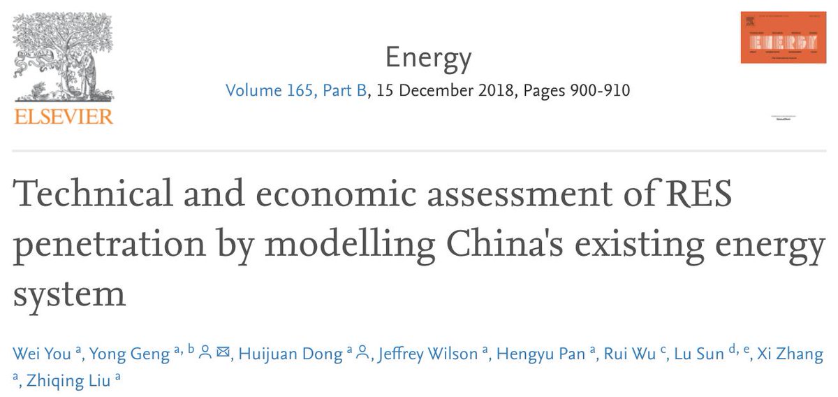 EnergyPLANmodel's tweet photo. Renewable Energy in China's Energy System ๐จ๐ณโป๏ธ
China's energy system is simulated using our EnergyPLAN model.
Read the article identifying the penetration of renewable energy in China's energy system
here:
https://t.co/R4k4SgWeRC
#RenewableEnergy #EnergyPLANmodel https://t.co/OedOg7TKak