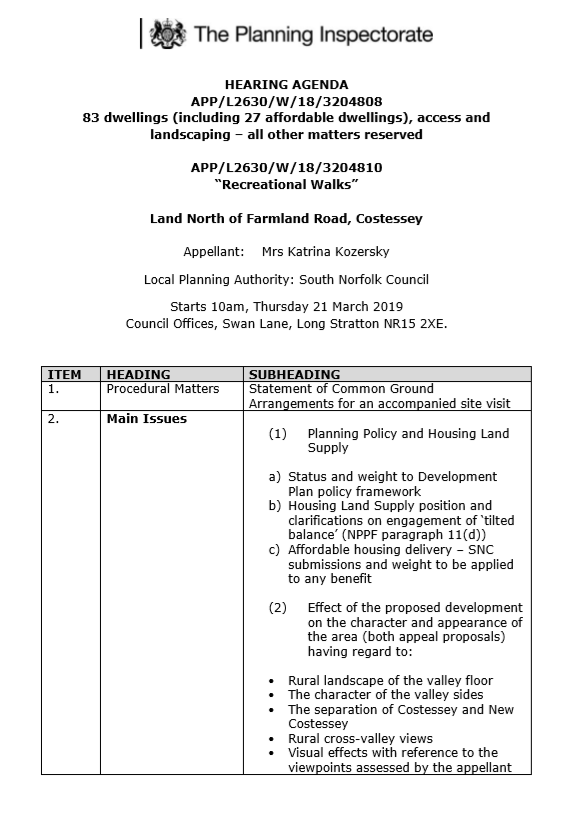 Costessey Council tweet media