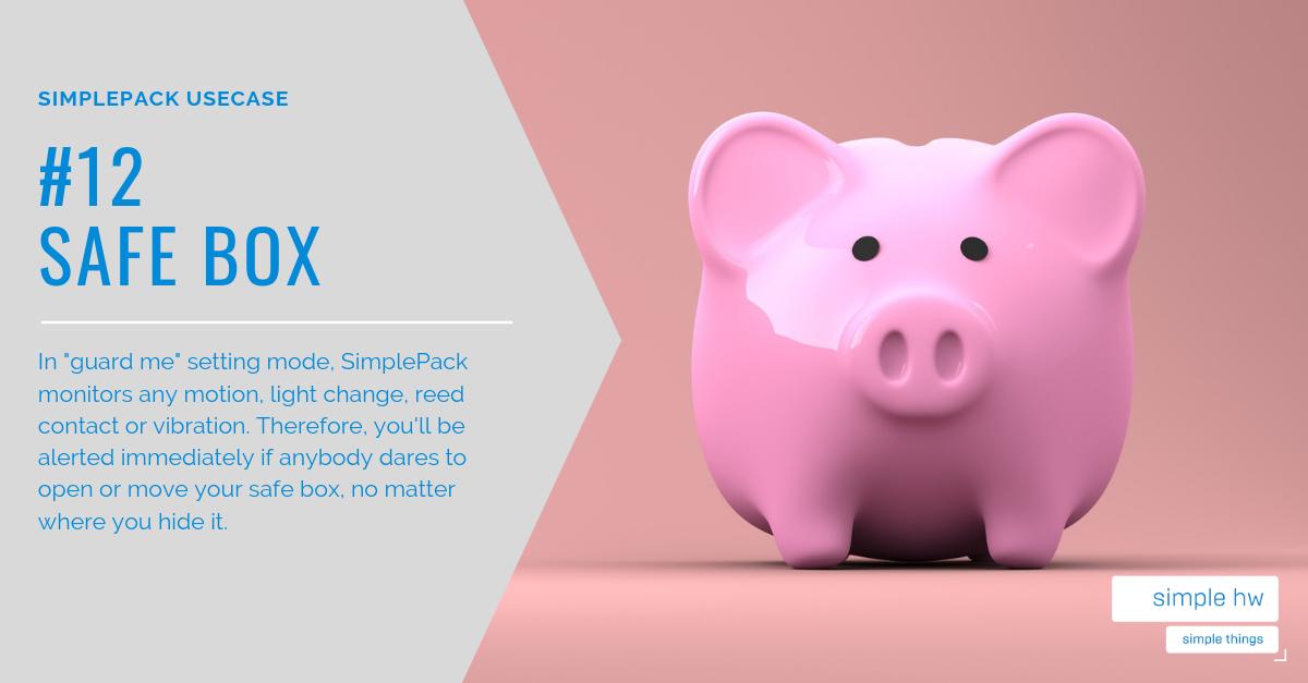 simple_hw's tweet photo. Make your safe box safer with #IoT #SimplePack device!About 30% of population keep at least some savings at home - hiding it at places such as freezer, under the mattress or in piggy banks. At least according to @CNBC. Well, if you are one of that kind,this is a solution for you! https://t.co/MEgWSIfkgF
