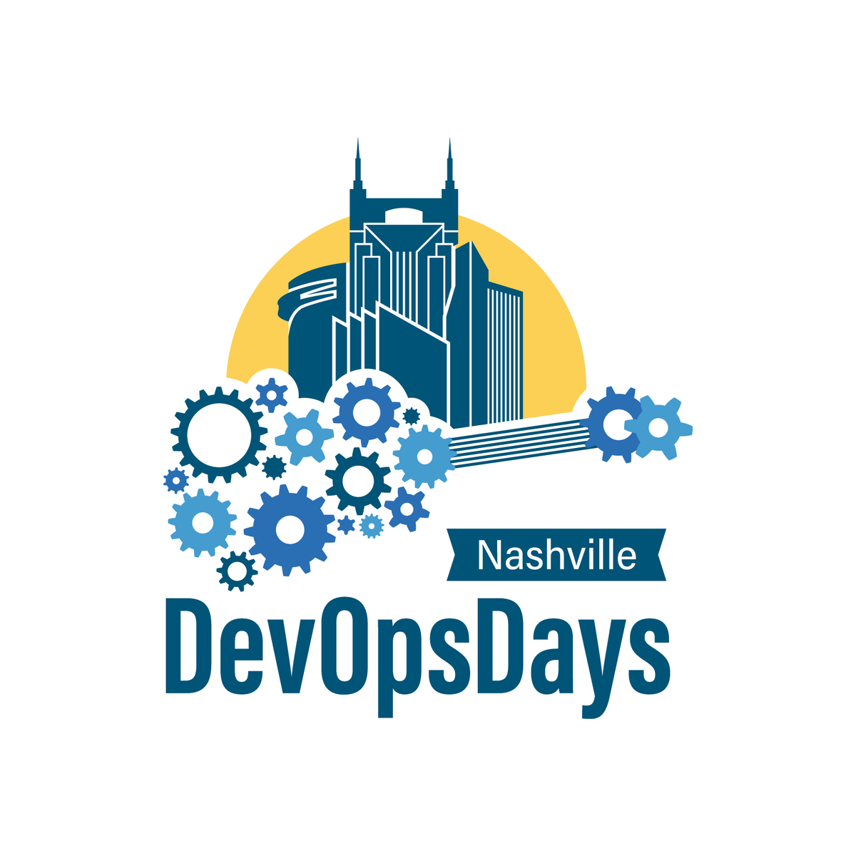 nashvilledevops's tweet photo. We're happy to share our new logo for this years event. We feel it encompasses the new growth our city has seen over the past several years and captures the essence of the Music City. We're looking forward to all the cool new swag we get to make with it! https://t.co/Gj2EvJdViN