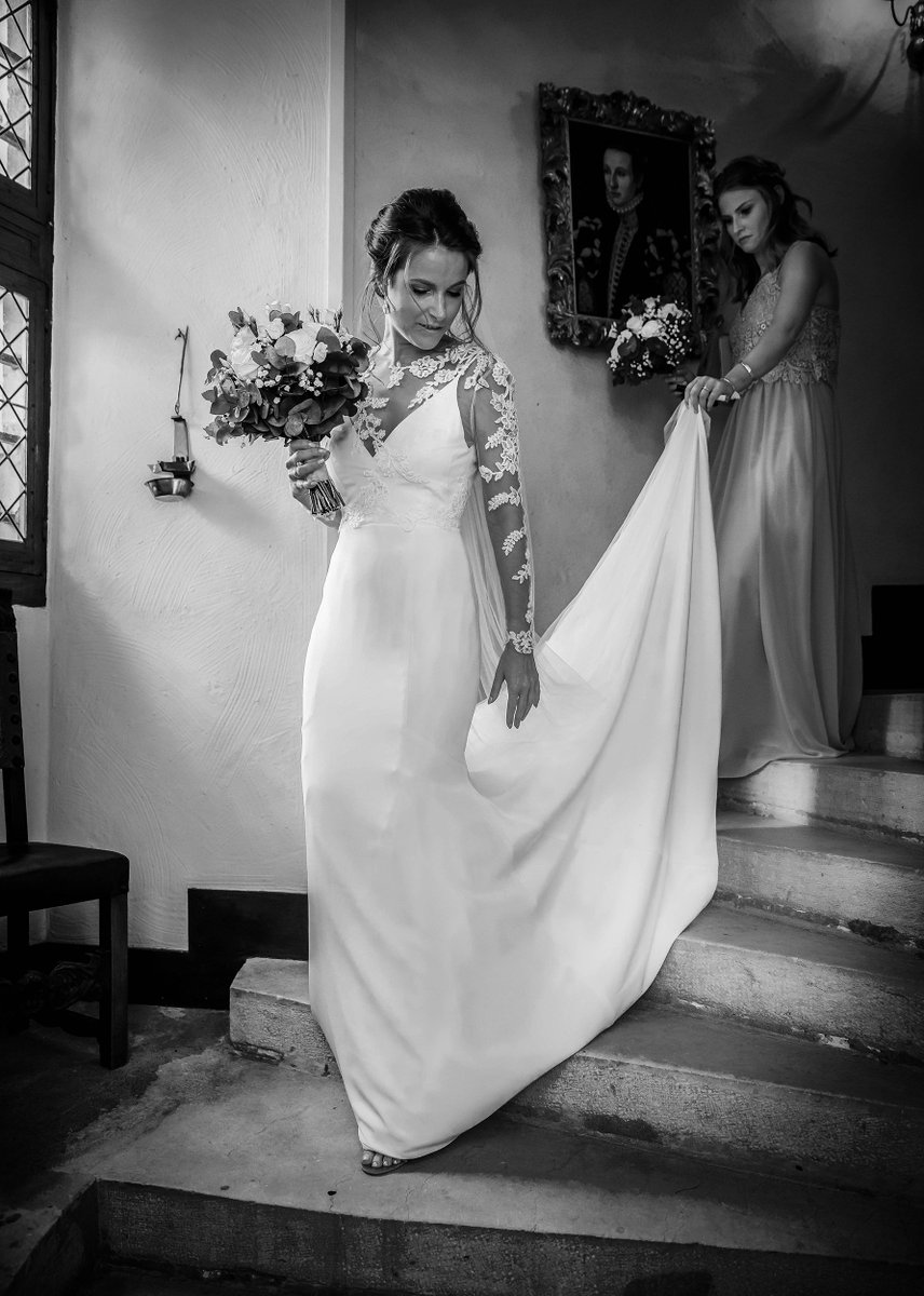 Charlotte and Ed were married last August at the beautiful  Renaissance era Chateau de Saint Martory near Toulouse. It had the most beautiful winding staircase within the turret of the Chateau, each level had a small window which produced the most amazing light.