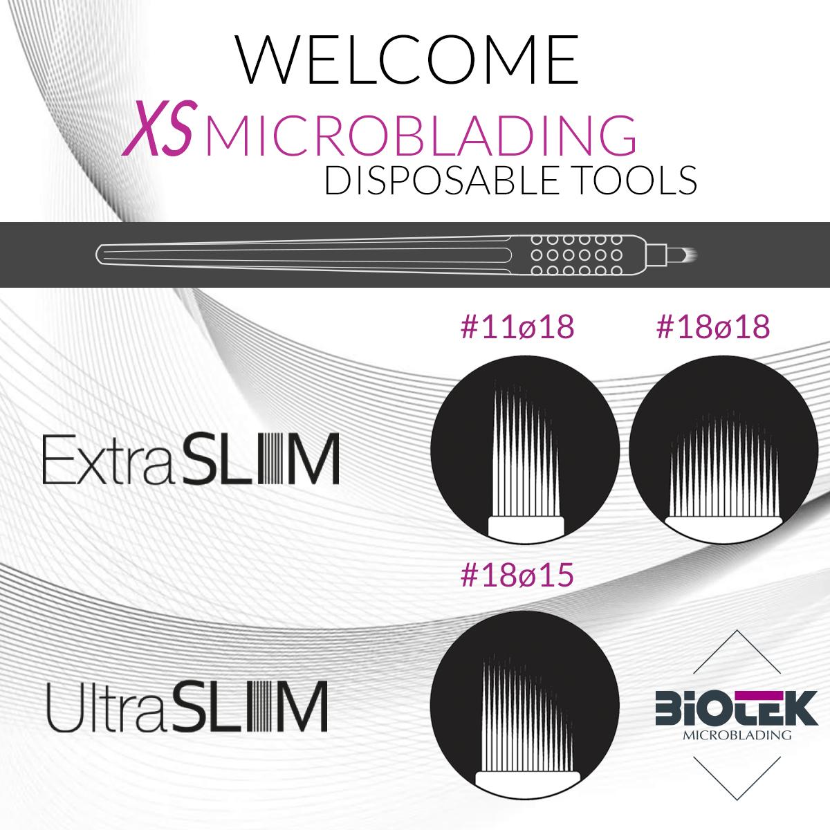 NaturalEnhance's tweet photo. Have you tried Biotek’s XS Microblades?
We’re lovin them!
Here’s a quick rundown of what makes them special:
o Extra Slim microblades with 11 and 18 pins and a 0.18 diameter
o Ultra Slim microblades with 18 pins and a 0.15 diameter
o Completely disposable tool https://t.co/Wu7crwOruu
