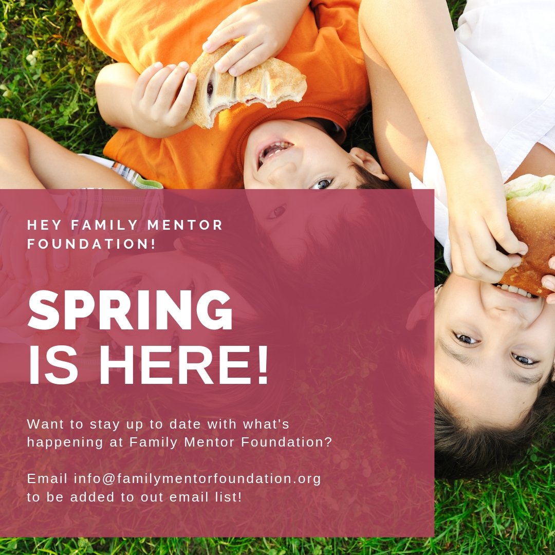 FMFOhio's tweet photo. Spring is among us! And Family Mentor Foundation has lots in store for you all! Don't miss out on our monthly newsletter that can keep you in the loop. https://t.co/HlxiFFNpxd
