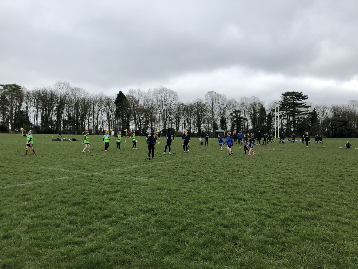 Powells_PE's tweet photo. Year 3 &amp; 4 Tag Rugby Festival At CRFC. Well done Powells- great teamwork shown today 🏈🏆 https://t.co/7pL1PiyguY