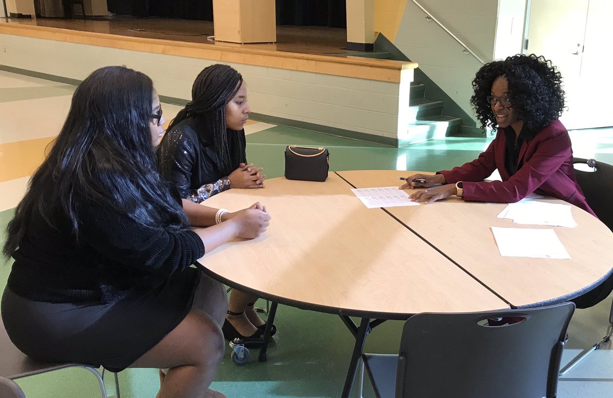 Mock Interviews have started with <a href="/TaftNation/">Taft Athletics</a> and professionals from <a href="/dinsmore_shohl/">Dinsmore & Shohl</a> , <a href="/STAFFMARK/">Staffmark</a>, <a href="/CYCYouth/">cycyouth</a>!  #IamCPS