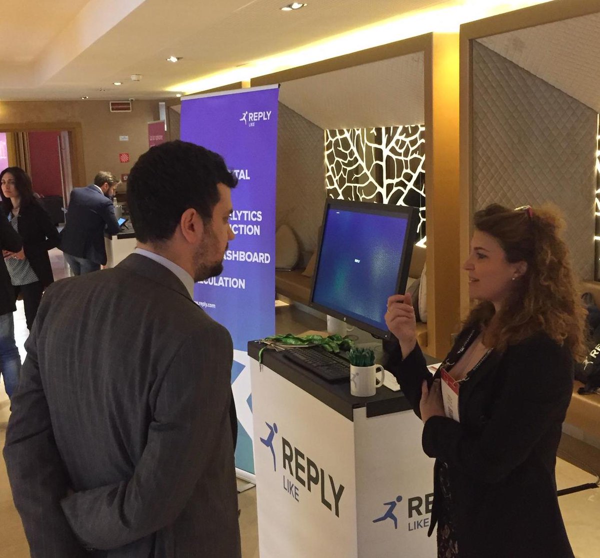 Reply_ITA's tweet photo. Il #DigitalMarketing è oggi più che mai una leva di acquisto in-store funzionale a generare store traffic". Scopri come, visitando lo stand di #LikeReply, qui all'evento #FutureLab. https://t.co/bpQ4dmB6Dw