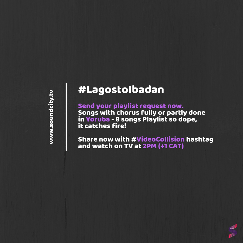 SOUNDCITYtv's tweet photo. Are you watching @SympLySimi's 'I Dun Care' on this #LagostoIbadan special for #VideoCollision right now on SOUNDCITY?
➡️ https://t.co/95URYsxudq https://t.co/DwODyfbOyj