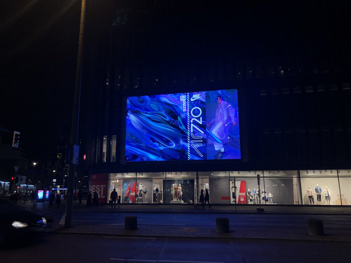 We’re in Berlin for a few days so we couldn’t not go and see our latest campaign for Nike in all its glory! #Air720