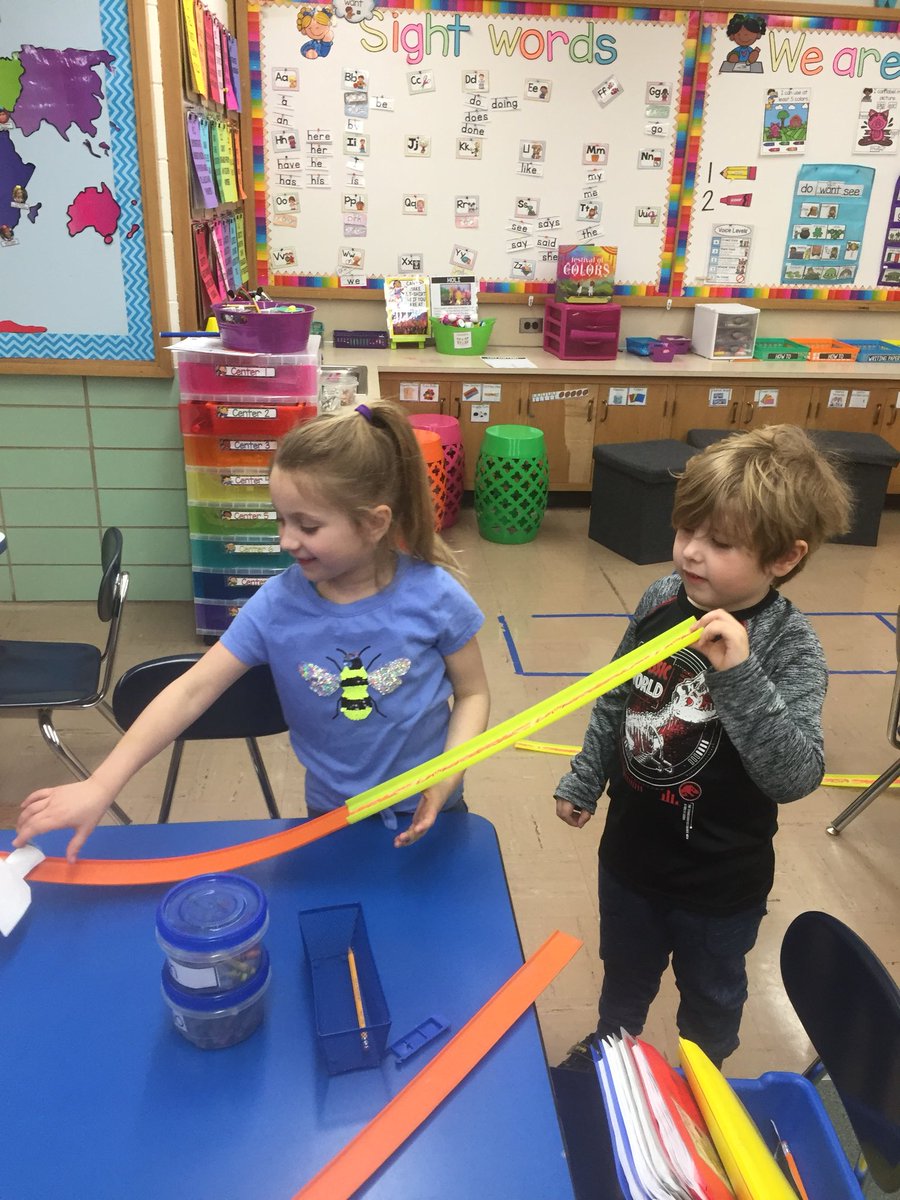 Today we became engineers for the Olympics. We had to build a ski jump for the upcoming Olympics. #STEM #NGSS #kindergarten