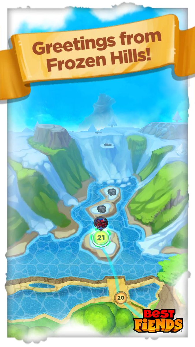 crespin180's tweet photo. Gate Opened! Bring on the Frozen Hills in #BestFiends - Download FREE - https://t.co/c9xBhU7soj via @bestfiends https://t.co/HSzB78sldh