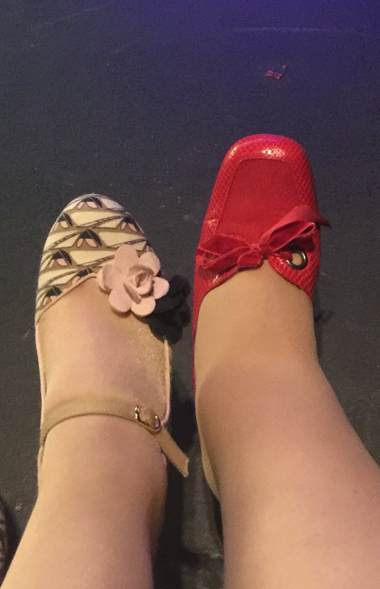 lgoodbu's tweet photo. Today @clairehenry_ and I both had special shoes on and we wondered if they had helped us win the @PEN_NEWS #penna Environment of Care Award but then again maybe not #groovyshoes https://t.co/B94t54E7jC