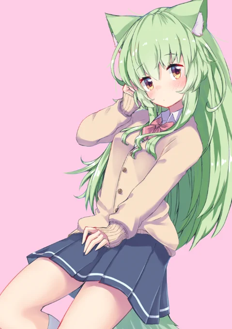 例のやっとかきあがり170㌢AA?かな?耳しっぽは絶対必須なのでつけました(精進します) 