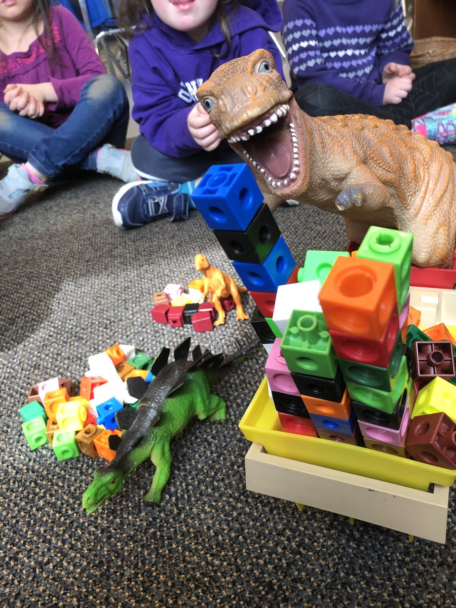 MrsHughes13's tweet photo. Had so much fun with @MissesB_09 FDK class estimating and weighing dinosaurs 🦖 today. It took us a long time to measure the big guy but we used our problem solving skills to help us! #tvdsbmath https://t.co/wGTfUPgnoT