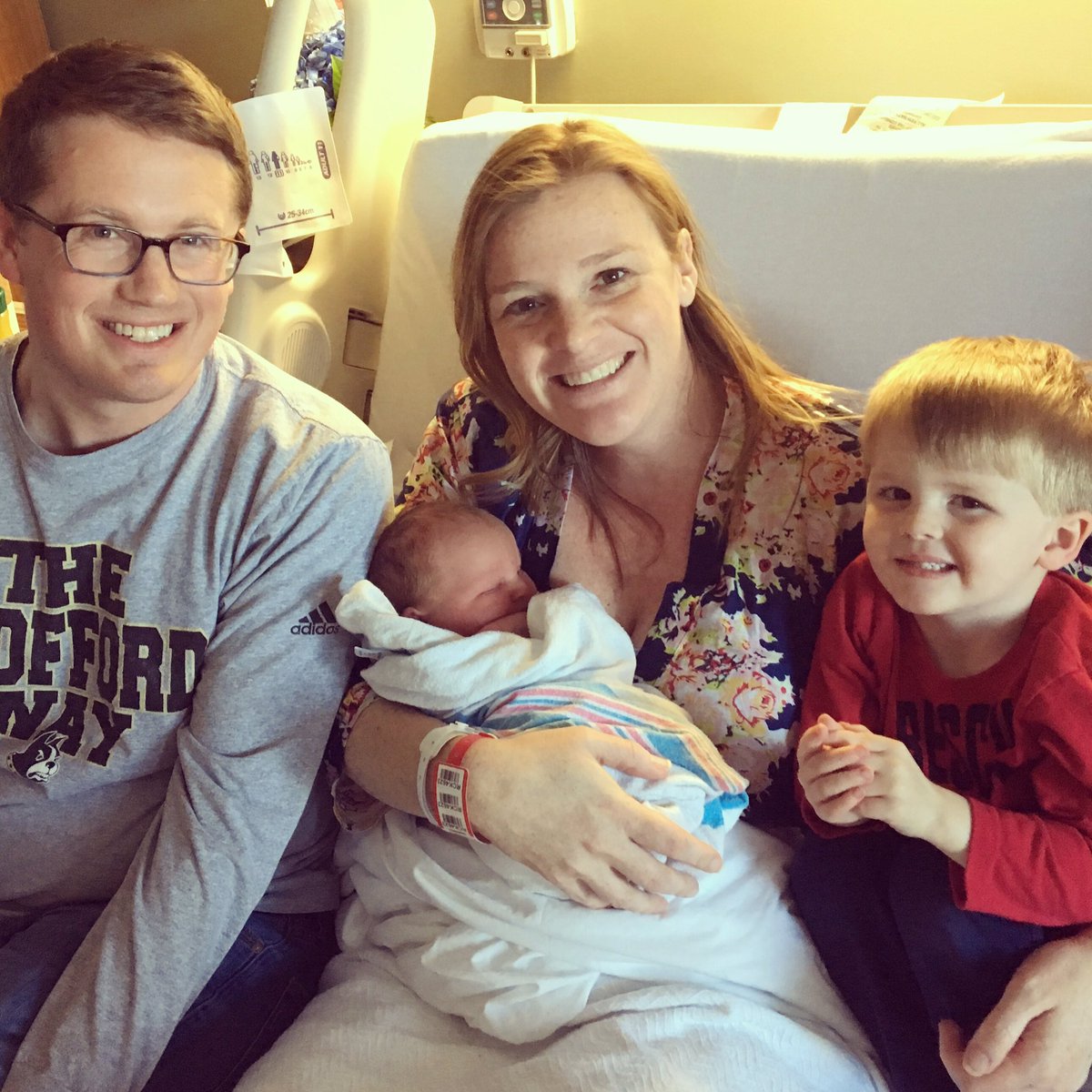 Coach_MerrillWC's tweet photo. Typically in basketball families, Selection Sunday and Monday are special days. This year, that 48-hour period was extra special for us. Welcome to the world, Jack. We are beyond blessed to see what life has in store for you. #MerrillFamOf4 https://t.co/rxS5GamTmT