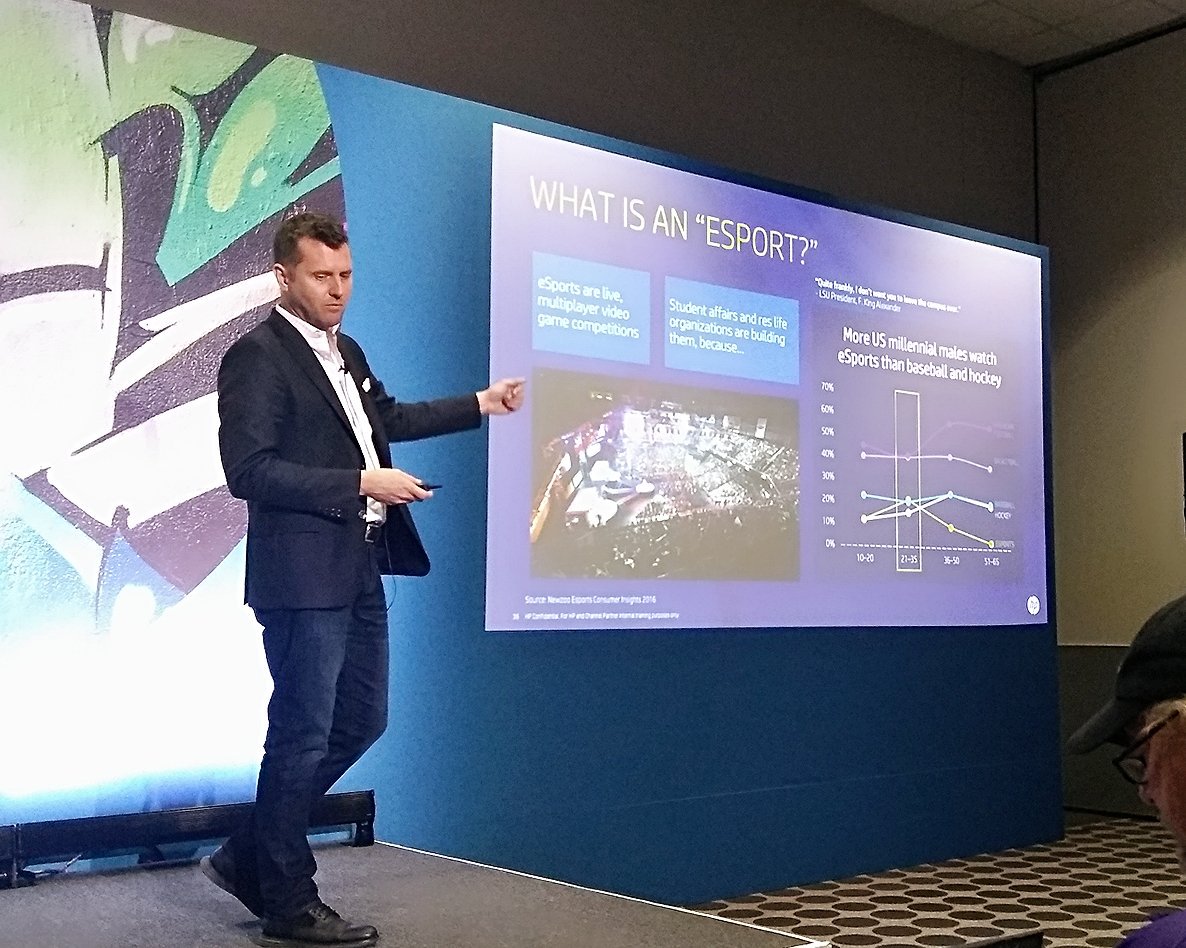 HoneyGeeky's tweet image. RT @CloudBusiness9: #eSports now bigger in the US than baseball. Wow 😮 #HPReinvent19 @Gus_Education