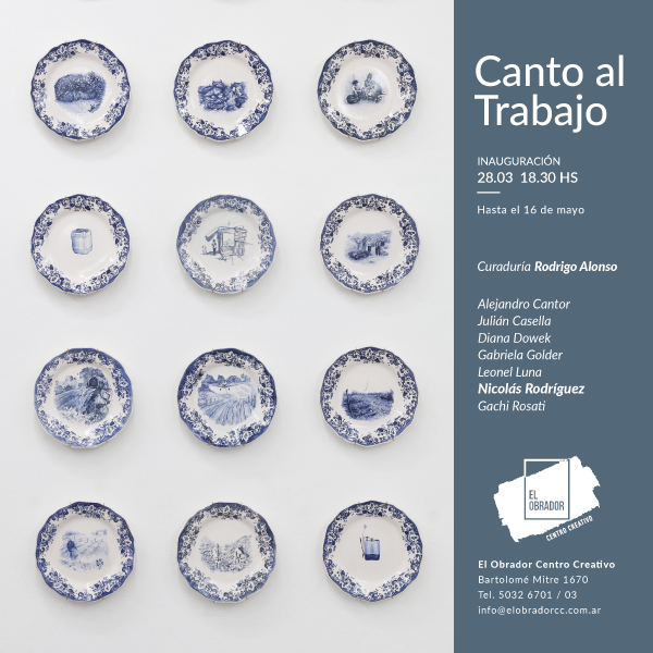 elobradorcc's tweet photo. #CantoAlTrabajo ⇀ La obra de Nicolás Rodríguez estará presente en la muestra de arte colectiva que se inaugura el próximo jueves 28 de marzo a las 18.30 hs en El Obrador. https://t.co/uop1KIp6Ly