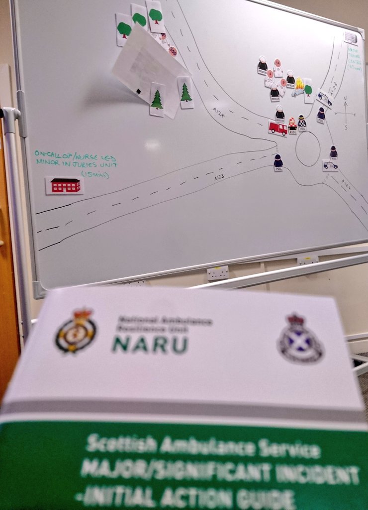 Volteral's tweet photo. Two days of @Scotambservice  #operationalcommand course @NARU_org finishing with simulated incidents for the command support function with #emergotrain system. Good to test our application of @jesip999 principles, command &amp; communication #CSCATT #METHANE #triservice #999 🚒🚔🚑 https://t.co/tlFEQ51jPA