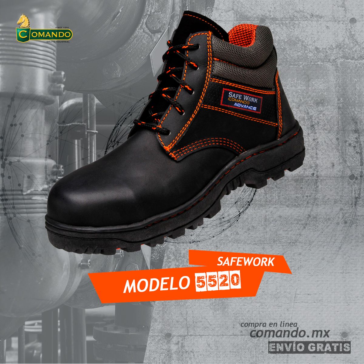 botas de trabajo comando