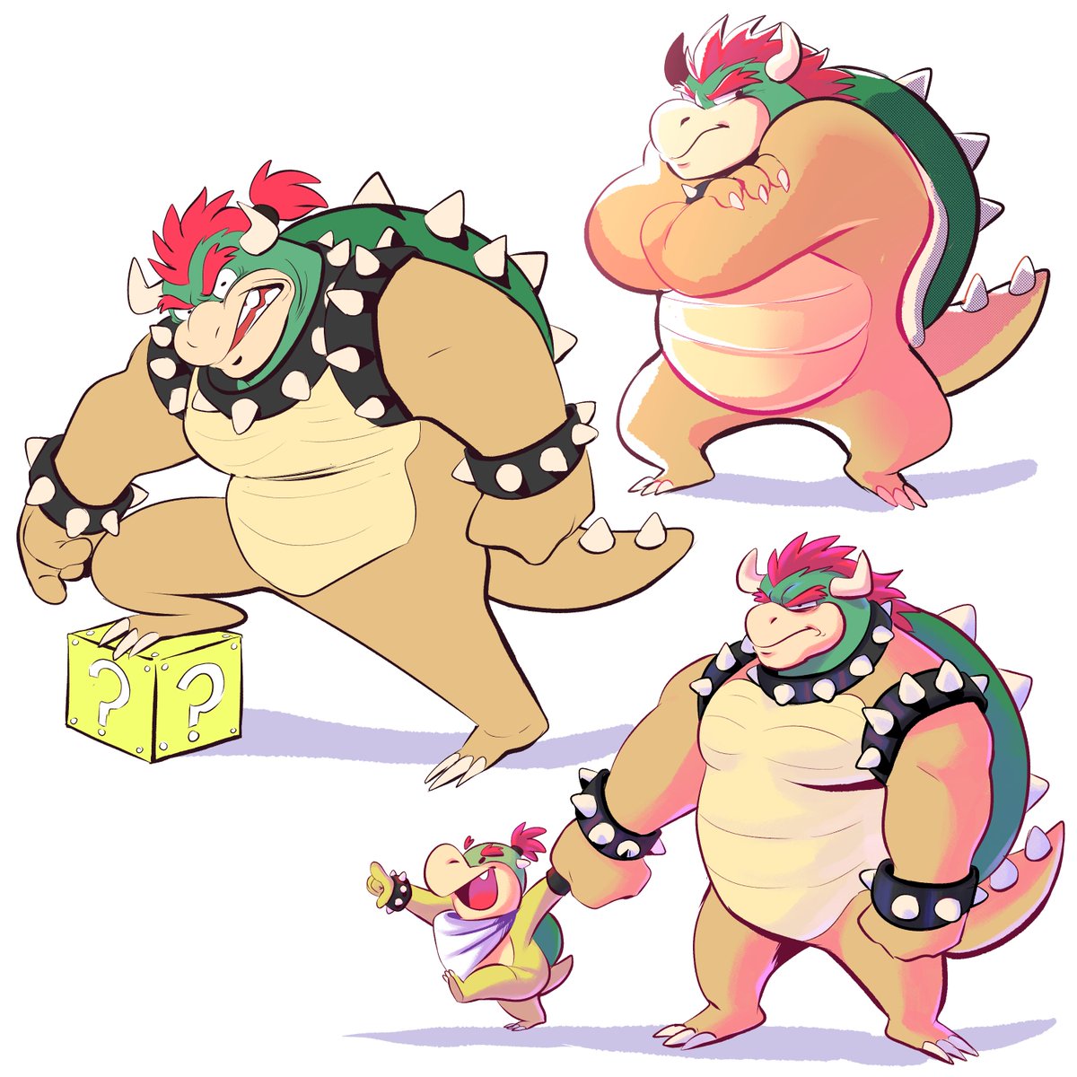 did some bowsers for the heart and soulpic.twitter.com/2l3M2S5Js1.