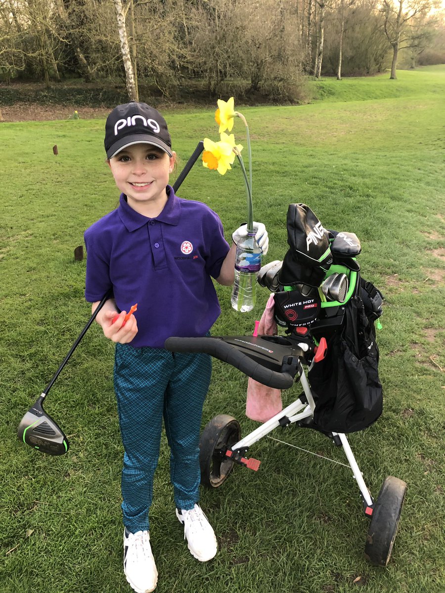 goughys's tweet photo. Nice 12 holes with @BethanyGough3 tonight a £1 we’ll spent in the pro shop too for a bottle of water/plant pot🤷♂️ #girlsthatgolf #daddaughtergolf #golf #lwga #SpaldingGC #comeonsummer https://t.co/tqWC1g8mcy