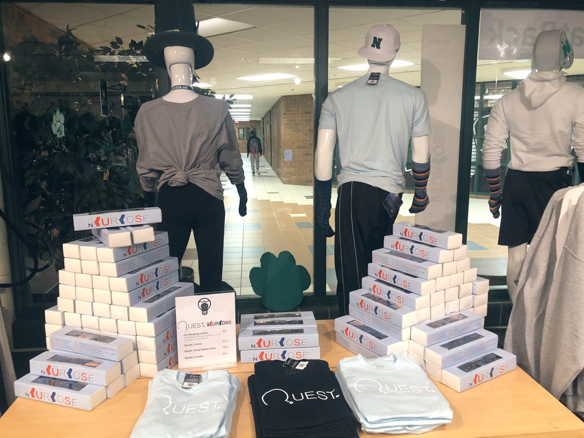 OnPurposeSocks's tweet photo. NOVI! We’ve been pretty busy for the past few weeks, but we’re back! On Purpose Socks is on sale NOW at the Cat Rack, our school store! Make sure to join the #misMATCHEDmvmt today🧦 https://t.co/y2j2Wx4jMo