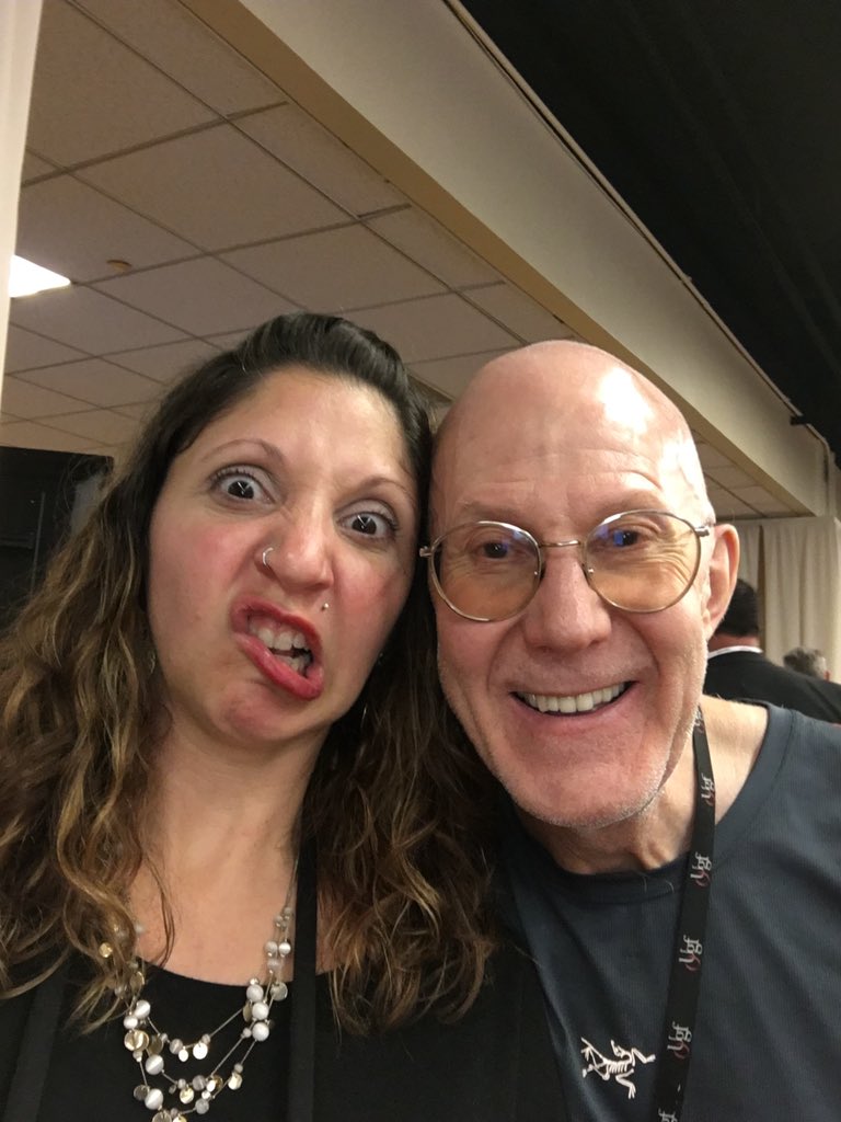 LoriLorusso's tweet photo. @BrynLite Good luck and I’ll miss you!!! Flashback to #Kscope16... I couldn’t find one with you in the Blues Brothers shirt and hat! https://t.co/dCBAyK77u9