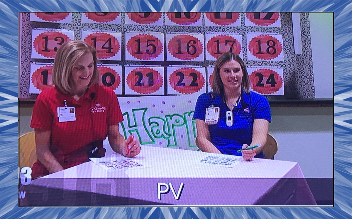 RileyCLZone's tweet photo. Thanks to @Women4Riley for Co-Hosting our @RileyChildrens BINGO in the @teammates4kids studio!! #kidstv5 #childrenshospitalsweek https://t.co/NkyNt09XwP