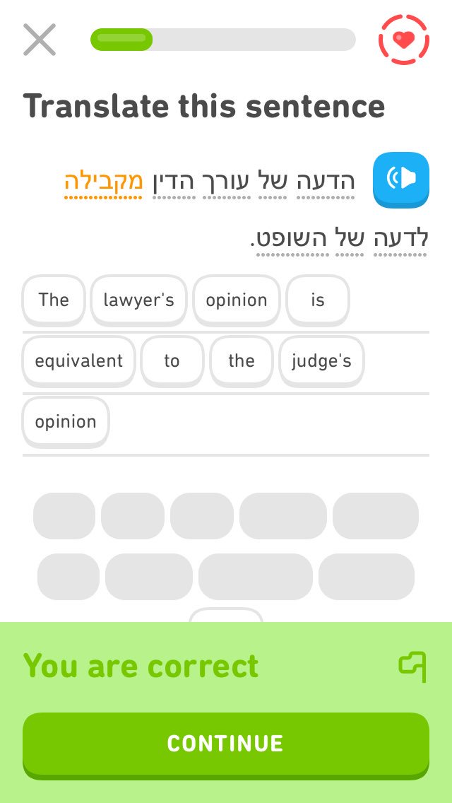 I feel the judge might beg to differ, Duolingo.