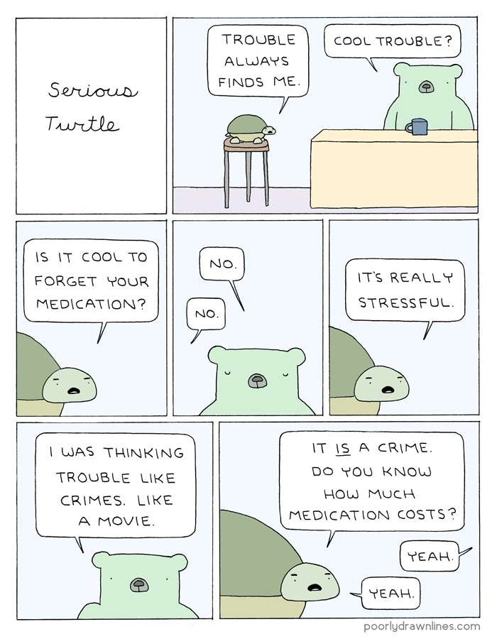 serious turtle 