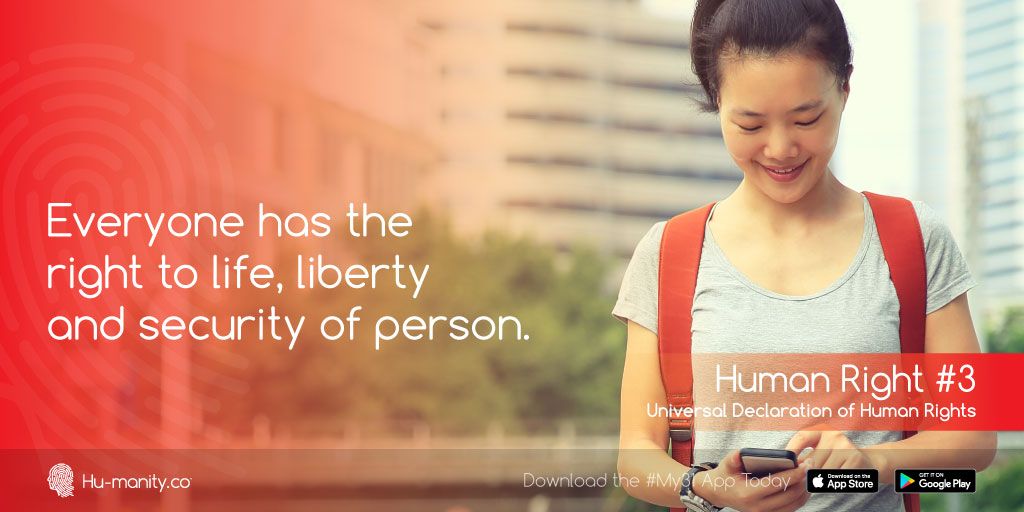 hu_manityco's tweet photo. Human Right #3: The Right to Life. #My31 #DataPropertyDay https://t.co/GXdv0Eeaa8